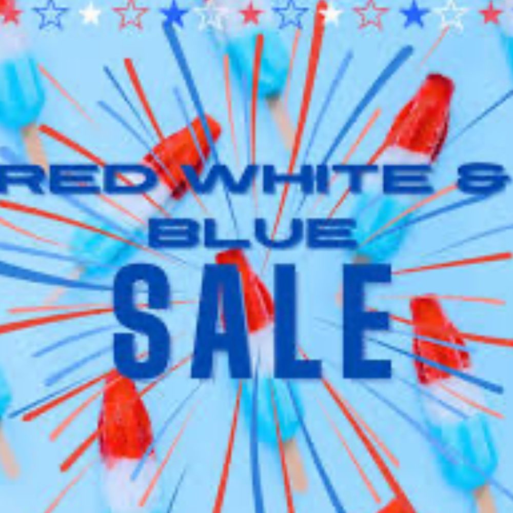 🎉4th of July sale! Red white & blue clothing listed below!! 🎉